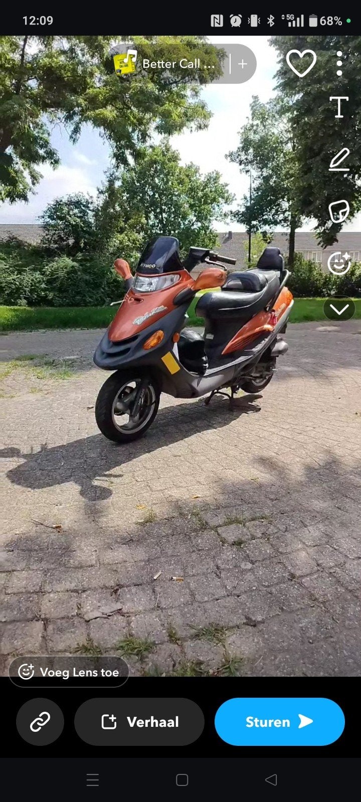 kymco dink scooter, Ophalen, Gebruikt, Overige modellen, Benzine