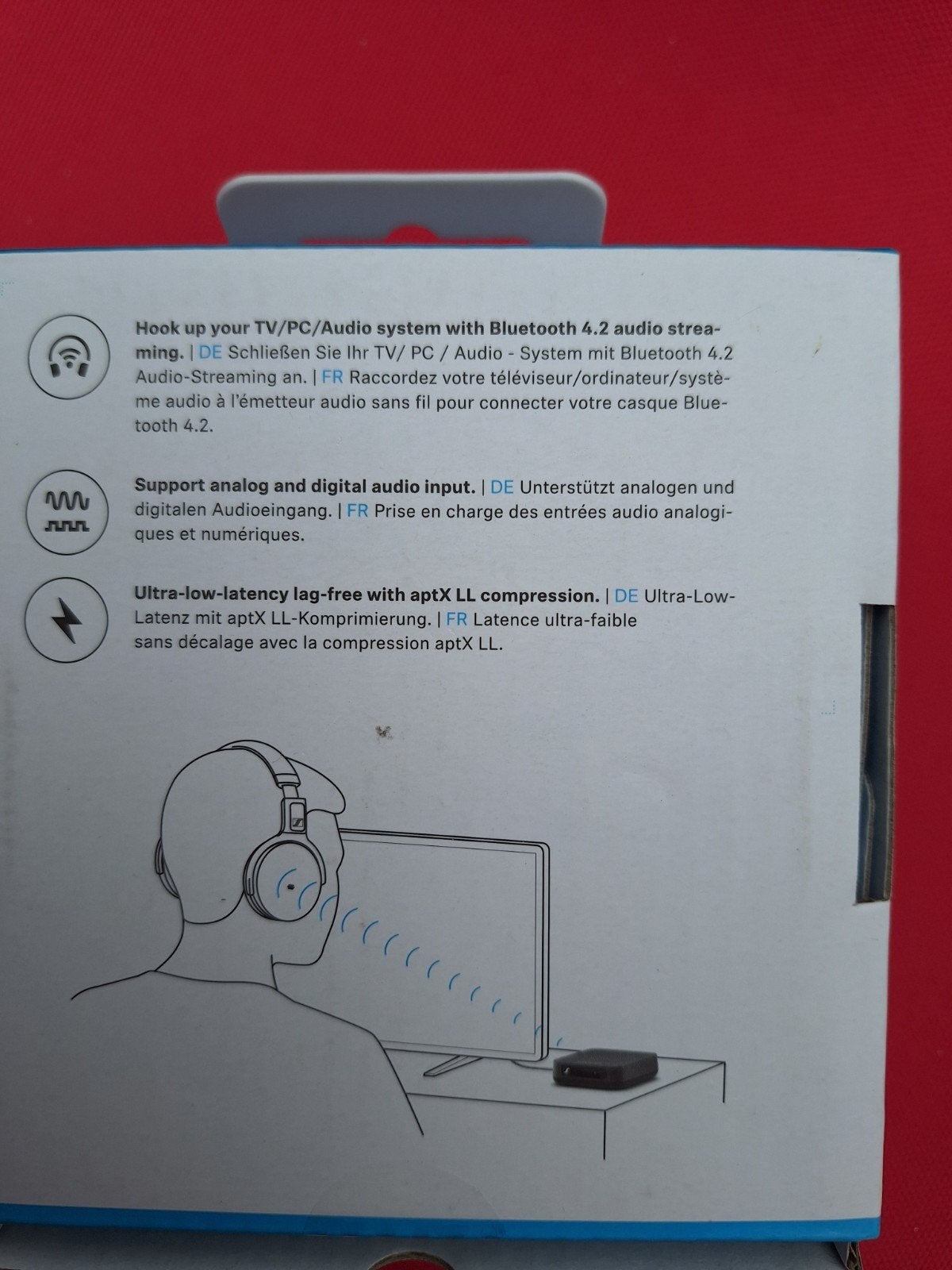 Sennheiser Bluetooth Audio Transmitter (Nieuw), Ophalen, Nieuw, Overige kabels