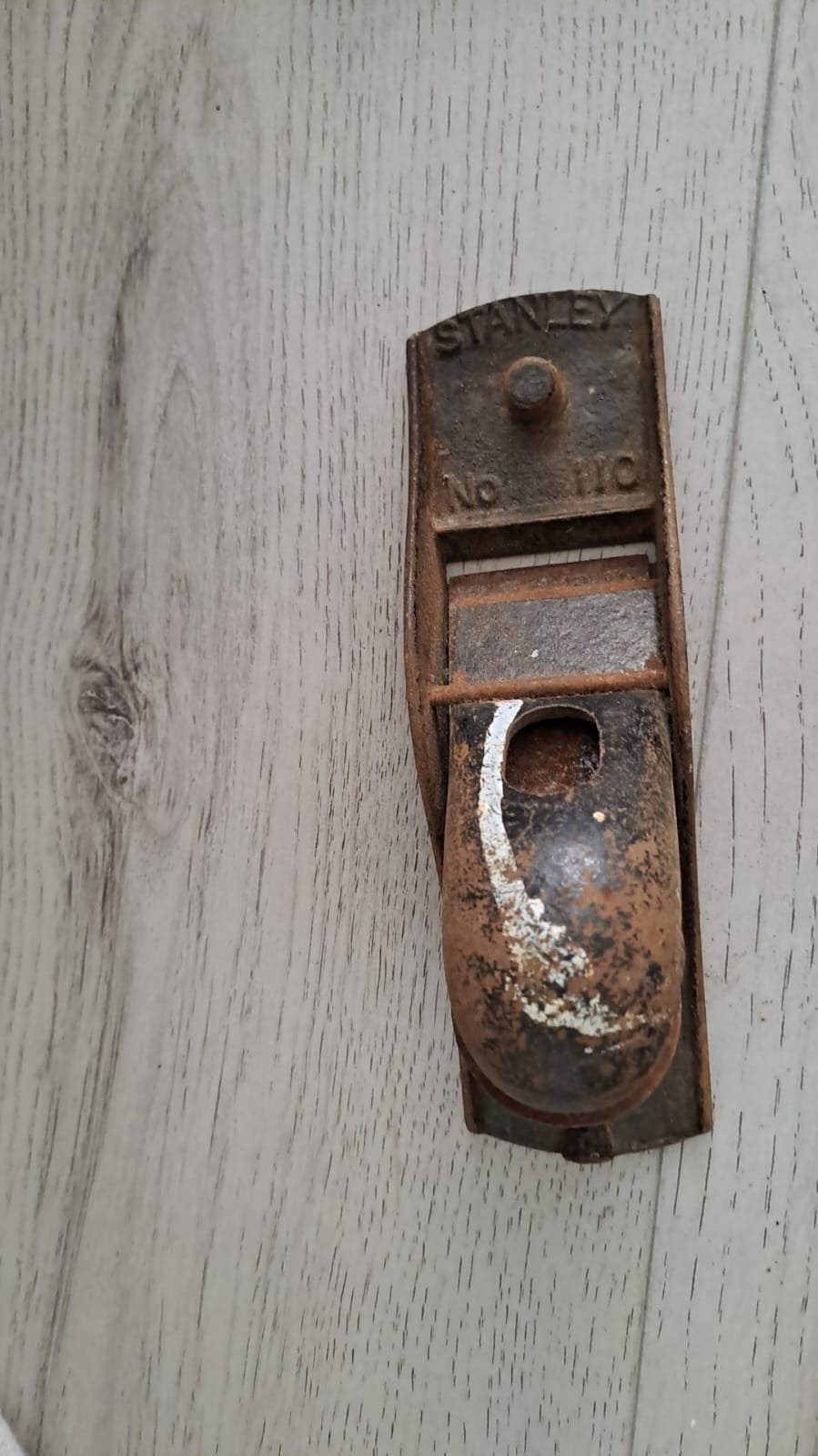 Antieke Stanley No. 110 schaaf - Vintage gereedschap, Antiek en Kunst, Ophalen of Verzenden