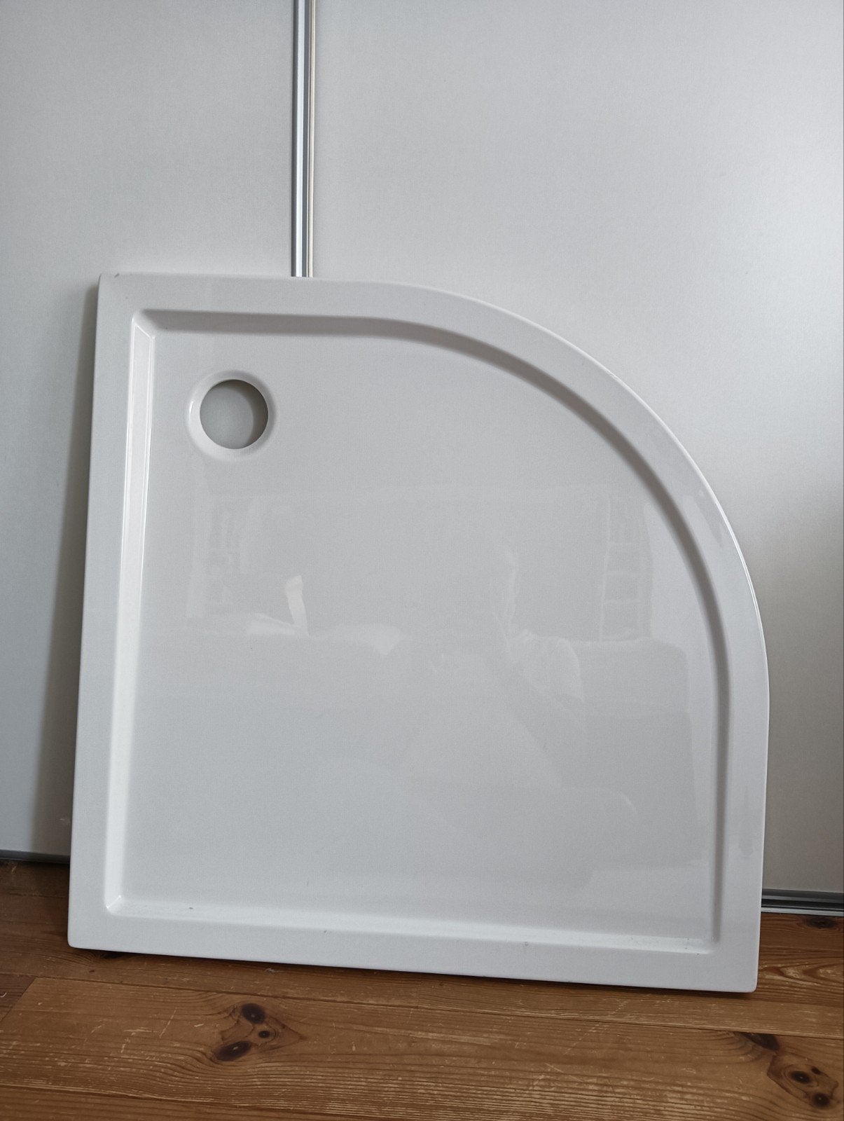 Nieuwe Halfronde Douchebak 90x90 cm, Stevig robuust model, Ophalen, Nieuw, Douche