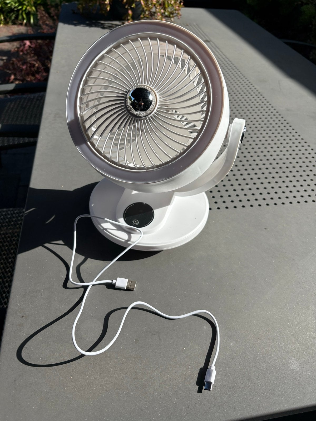 Compacte USB-ventilator - Ideaal voor bureau of tafel, Witgoed en Apparatuur, Ventilatoren, Ophalen, Nieuw, Tafelventilator