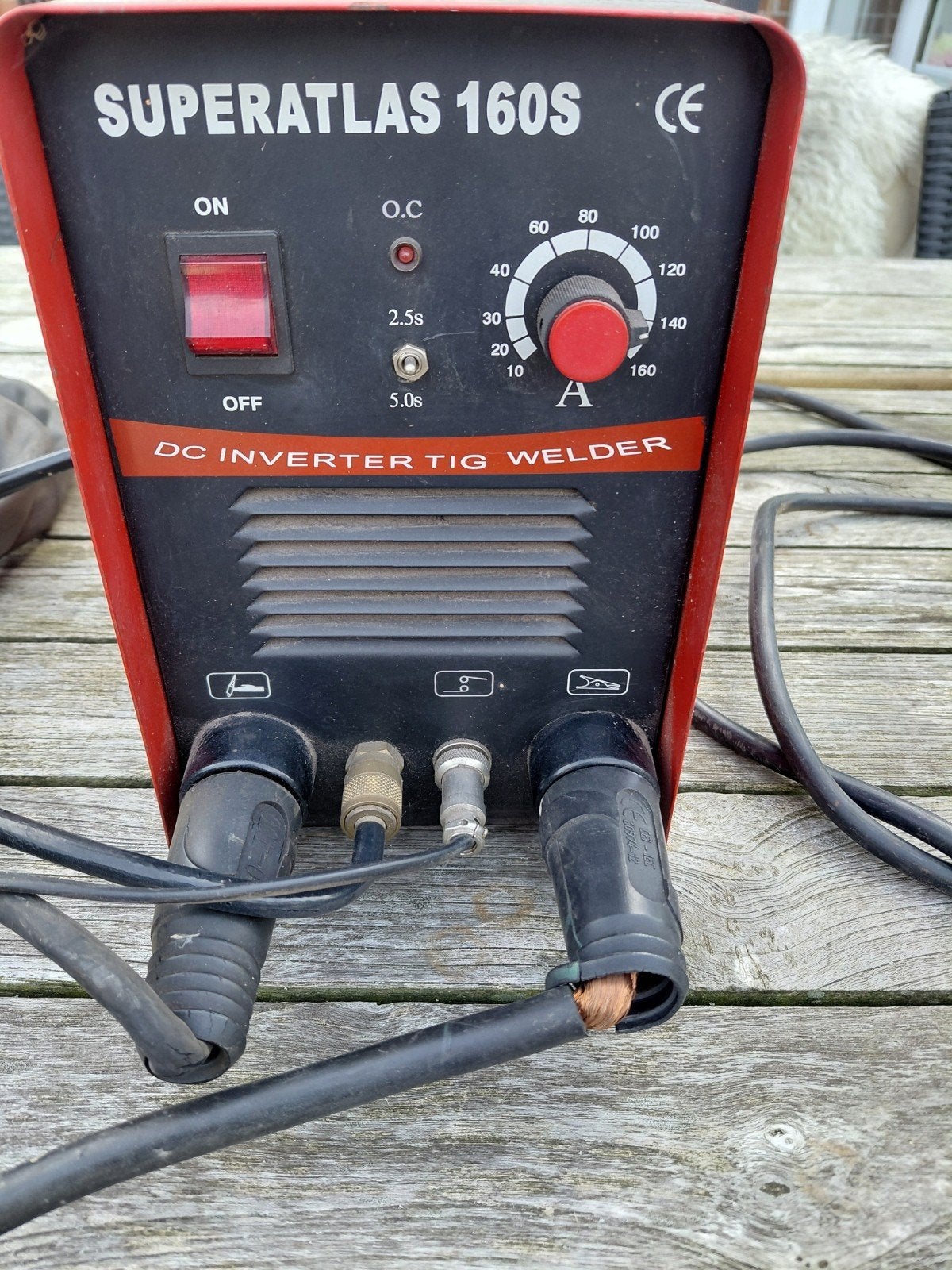 tig superatlas 160S lasmachine om te klussen, Doe-het-zelf en Verbouw, Ophalen, Gebruikt, 150 tot 250 ampère, Tig