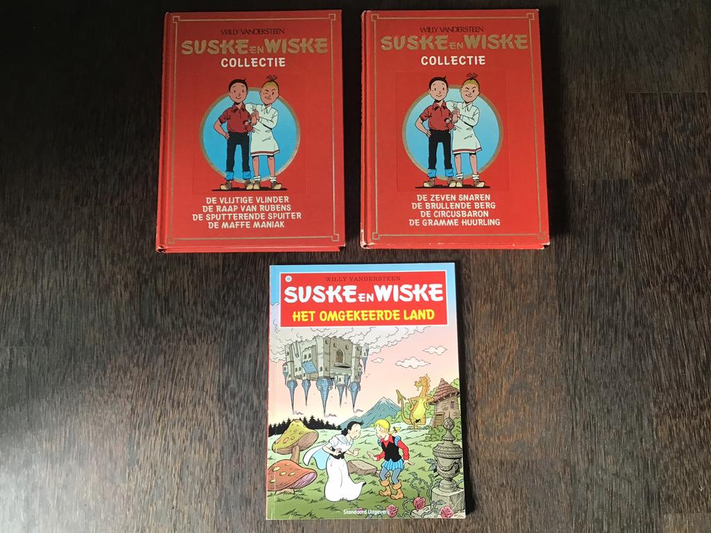 2 Suske en Wiske collectie boeken + nr.336  omgekeerde land, Eén stripboek, Ophalen of Verzenden, Zo goed als nieuw
