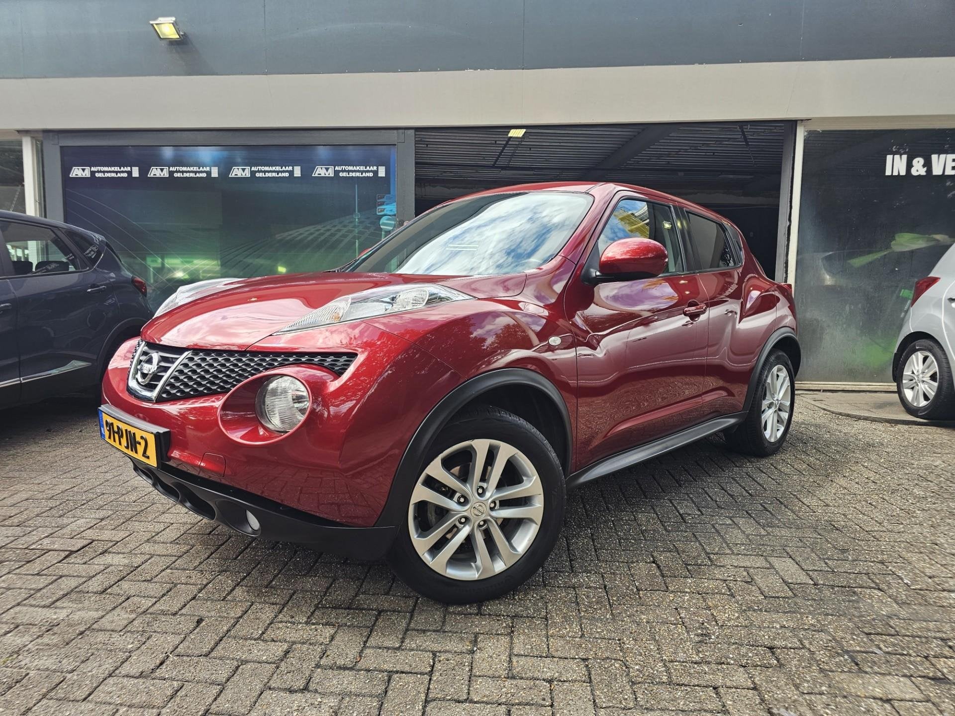 Nissan Juke 1.6 Acenta | 2E EIGENAAR | 3/6 OF 12MND GARANTIE, Auto's, Voorwielaandrijving, Euro 5, Stof, 4 cilinders