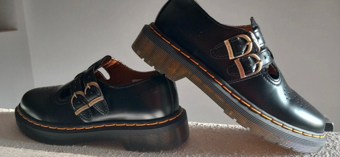 Nieuwe Zwarte Mary Jane Schoenen met dubbele Gesp, Ophalen of Verzenden, Nieuw, Zwart, Schoenen met lage hakken