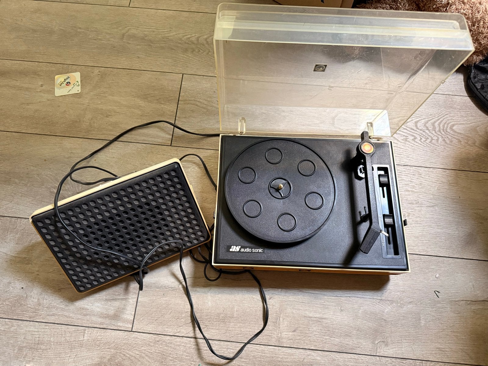 Audio Sonic Platenspeler met externe luidspreker, Ophalen, Gebruikt, Platenspeler, Overige merken