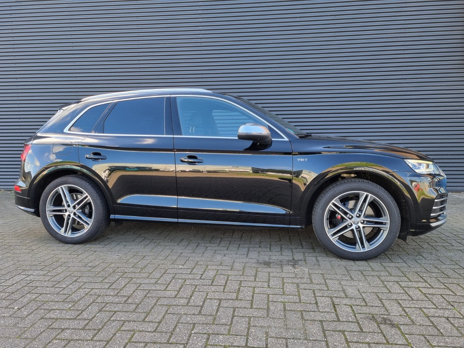Audi SQ5 3.0 TFSI Panorama Virtual Alcant. Standkachel trek, Auto's, Automaat, Dealer onderhouden, 2995 cc, Zwart