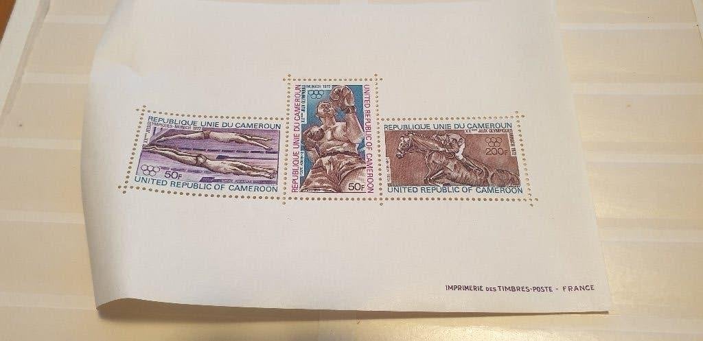 3623 kameroen vel olympische spelen munchen 1972 postfris, Postzegels en Munten, Verzenden, Tanzania