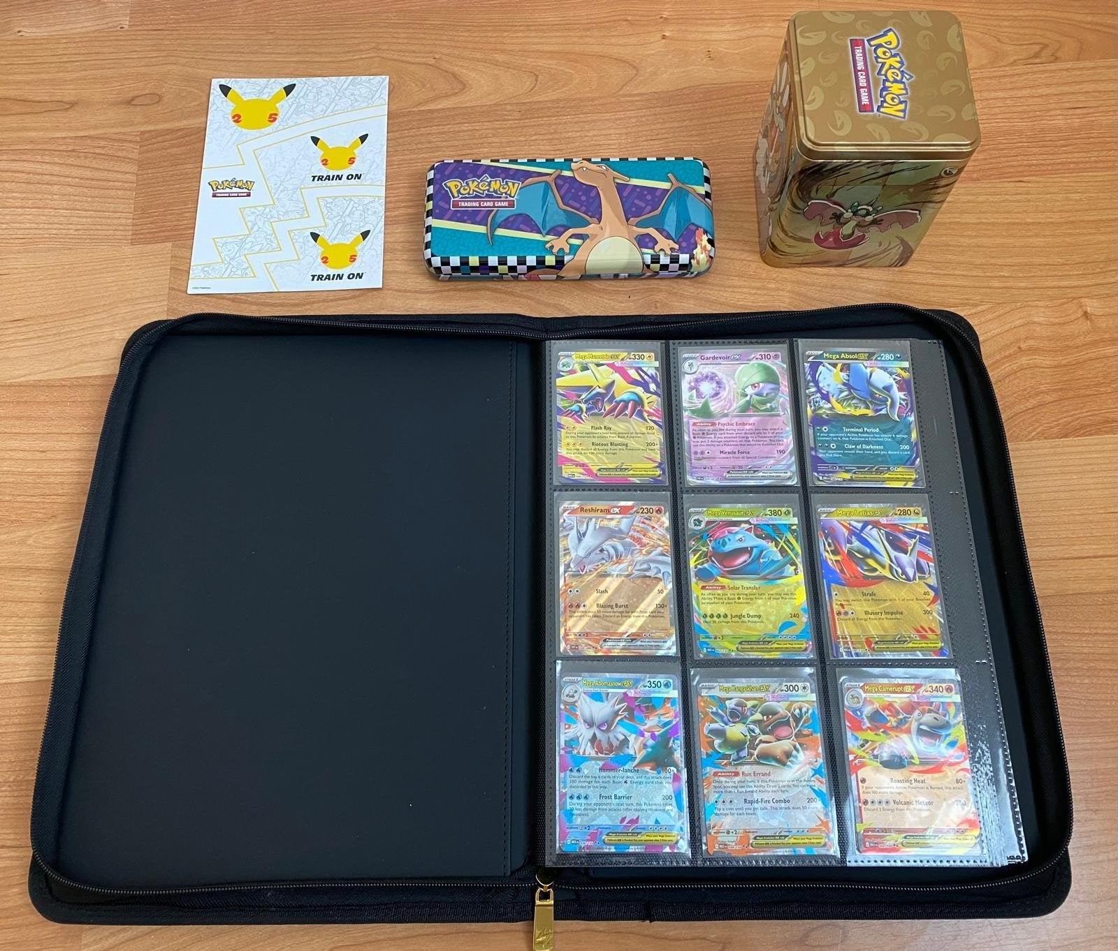 Kleine Pokemon kaarten verzameling/collectie + map, Ophalen of Verzenden