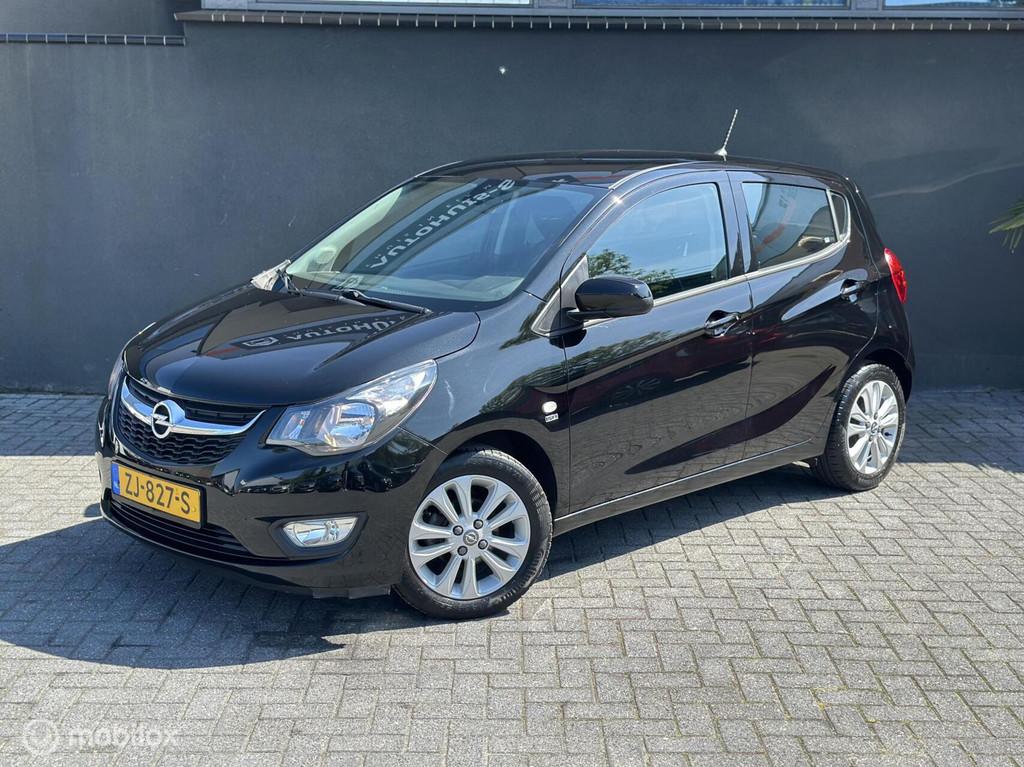 Opel KARL 1.0 ecoFLEX 120 Jaar Edition |Zuinig |Airco|Cruise, 839 kg, Gebruikt, Euro 6, Zwart