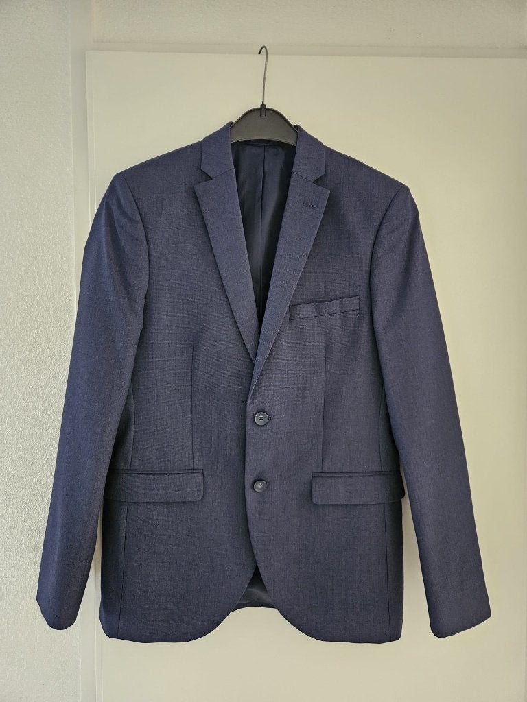 Angelo Litrico colbert Blauw, Maat 52, nieuwstaat, Maat 52/54 (L), Blauw, Angelo Litrico, Ophalen of Verzenden