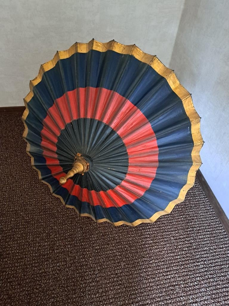 Oude handgemaakte parasol, waarschijnlijk uit Ned-Indië, Ophalen of Verzenden