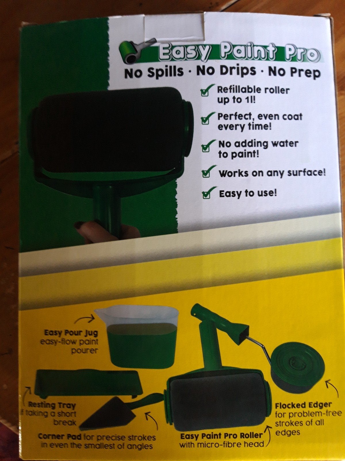 Nieuwe Easy Paint Pro verfroller set - Ongeopend!, Doe-het-zelf en Verbouw, Ophalen, Nieuw, Verfroller