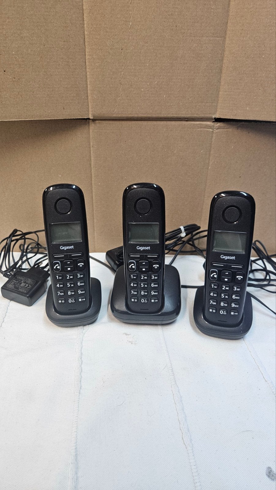 Siemens Gigaset A270H trio/antwoordapparaat praktisch nieuw, Ophalen of Verzenden, Zo goed als nieuw, 3 handsets, Stralingsarm