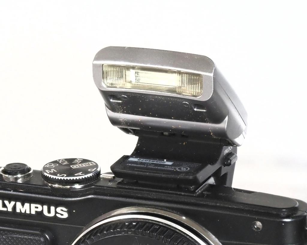 Olympus FL-LM1 flitser, Ophalen of Verzenden, Zo goed als nieuw, Olympus