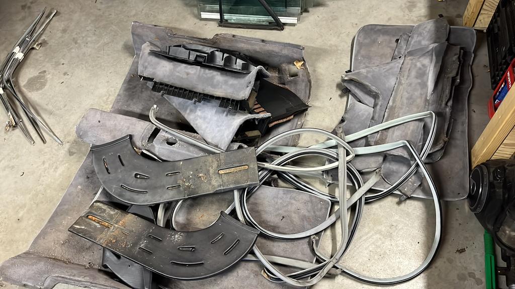 Interieur delen w126 grijs, Ophalen