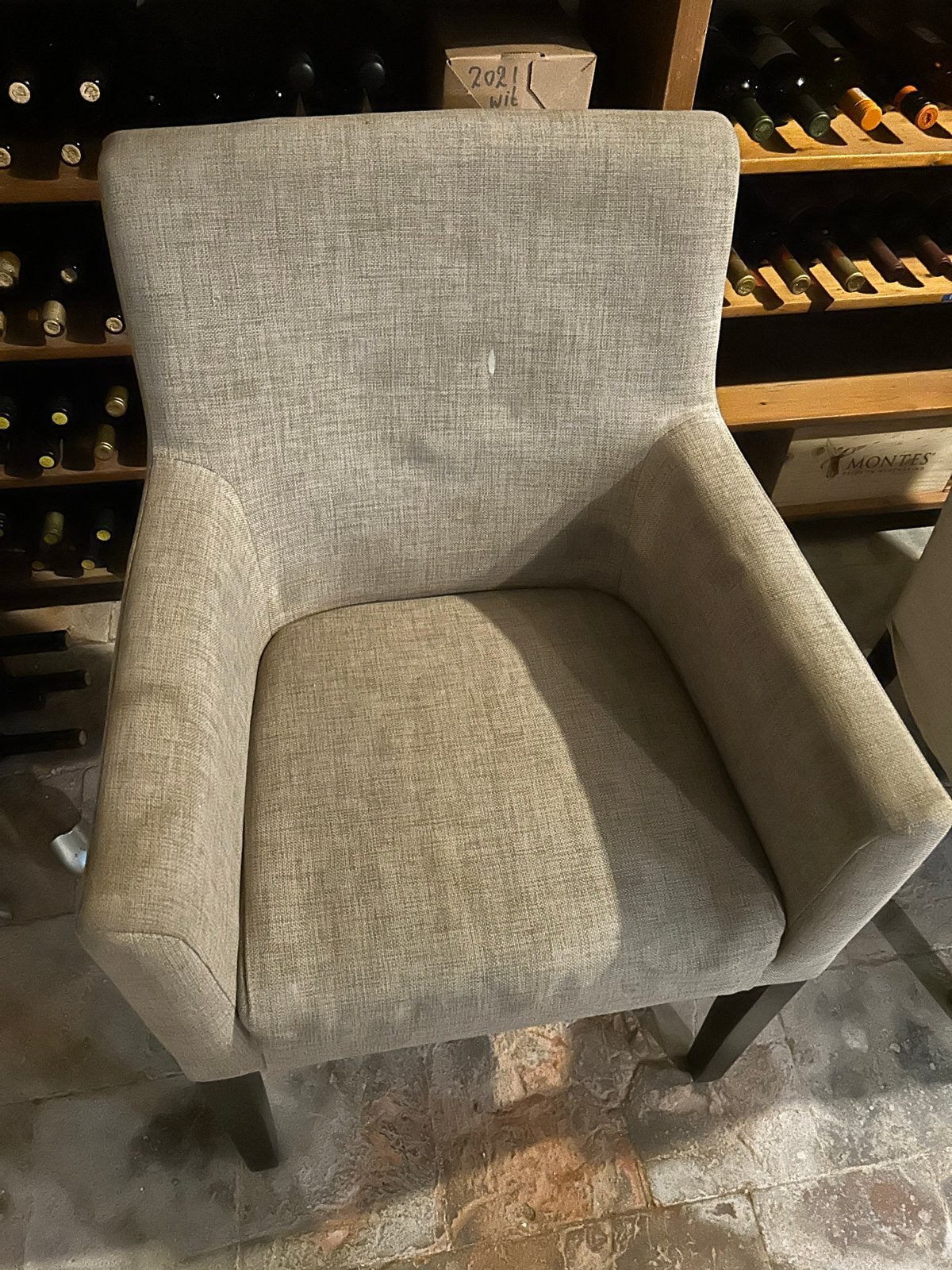 4 sets van 4 stoffen stoelen in diverse kleuren, Ophalen, Gebruikt, Overige kleuren, Stof