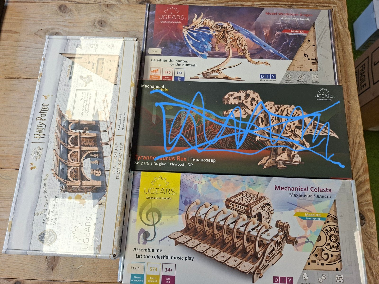 NIEUW 5x UGEARS houten bouwpakketten modelbouw, 1:50 of kleiner, UGR, UGR, Ophalen of Verzenden