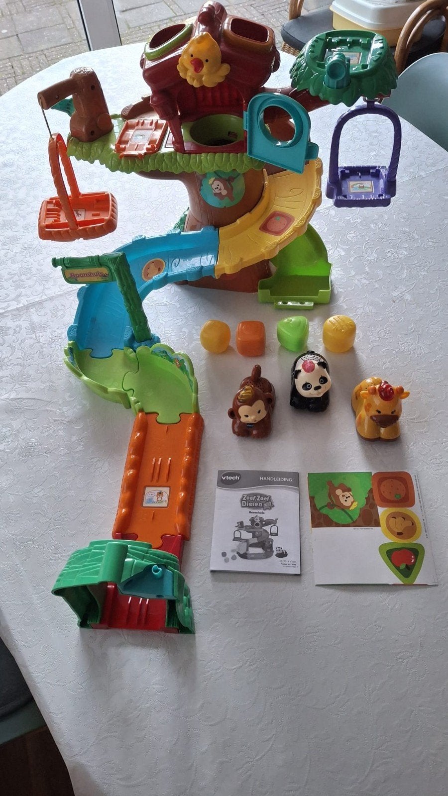 zoef zoef dieren boomhuis inclusief 3 dieren, Kinderen en Baby's, Ophalen of Verzenden, Zo goed als nieuw, 2 tot 4 jaar