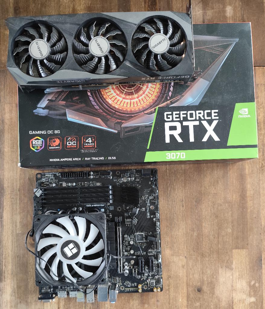 Game PC bundle i5-13600KF / RTX 3070 / 16GB DDR4 zonder kast, Computers en Software, Barebones, Ophalen of Verzenden, Zo goed als nieuw