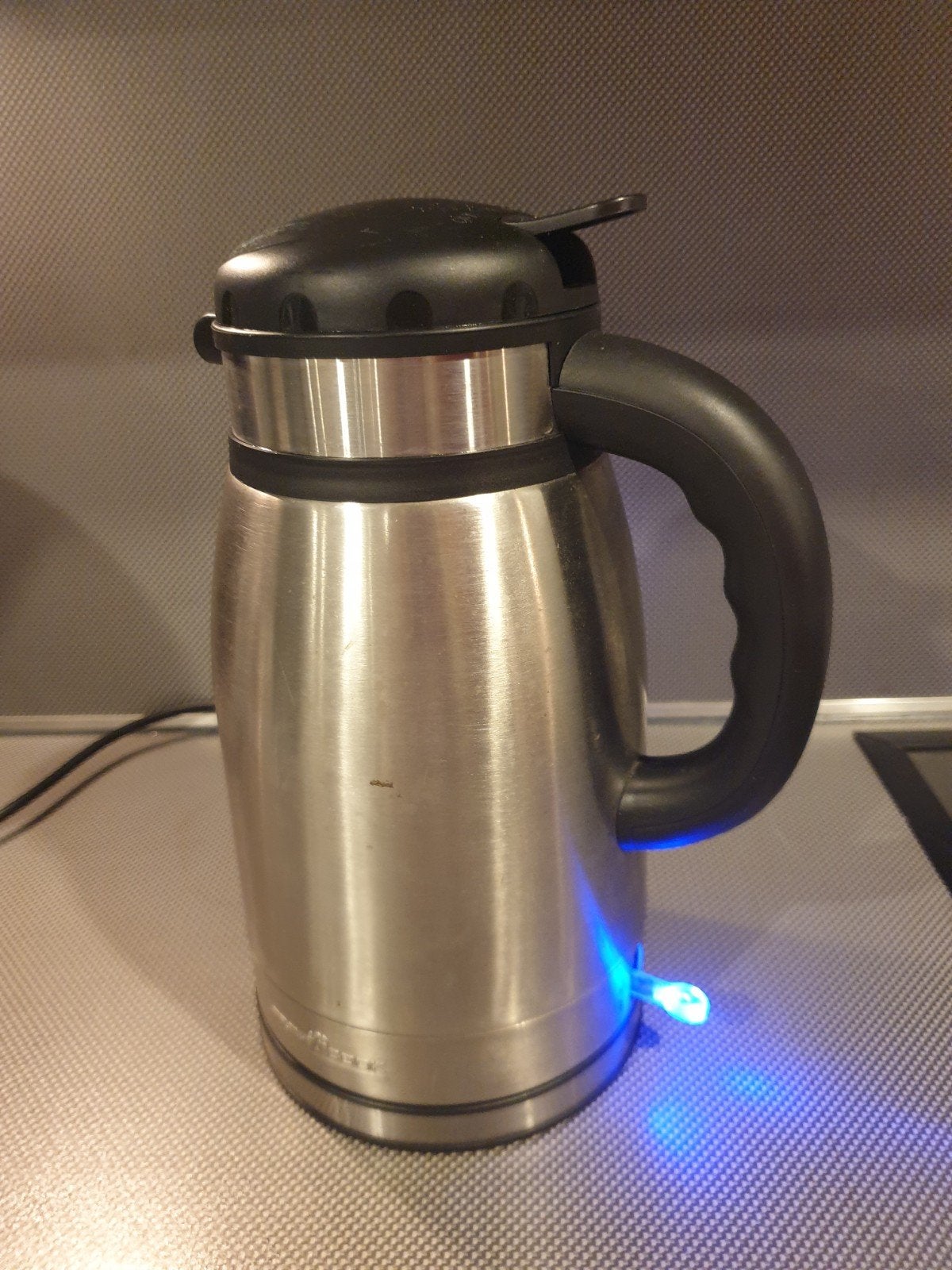 ProfiCook PC-WKS 1148 T Thermo-Waterkoker (1.5L) – RVS Warmh, 1 tot 2 liter, Ophalen of Verzenden, Zo goed als nieuw, Rvs