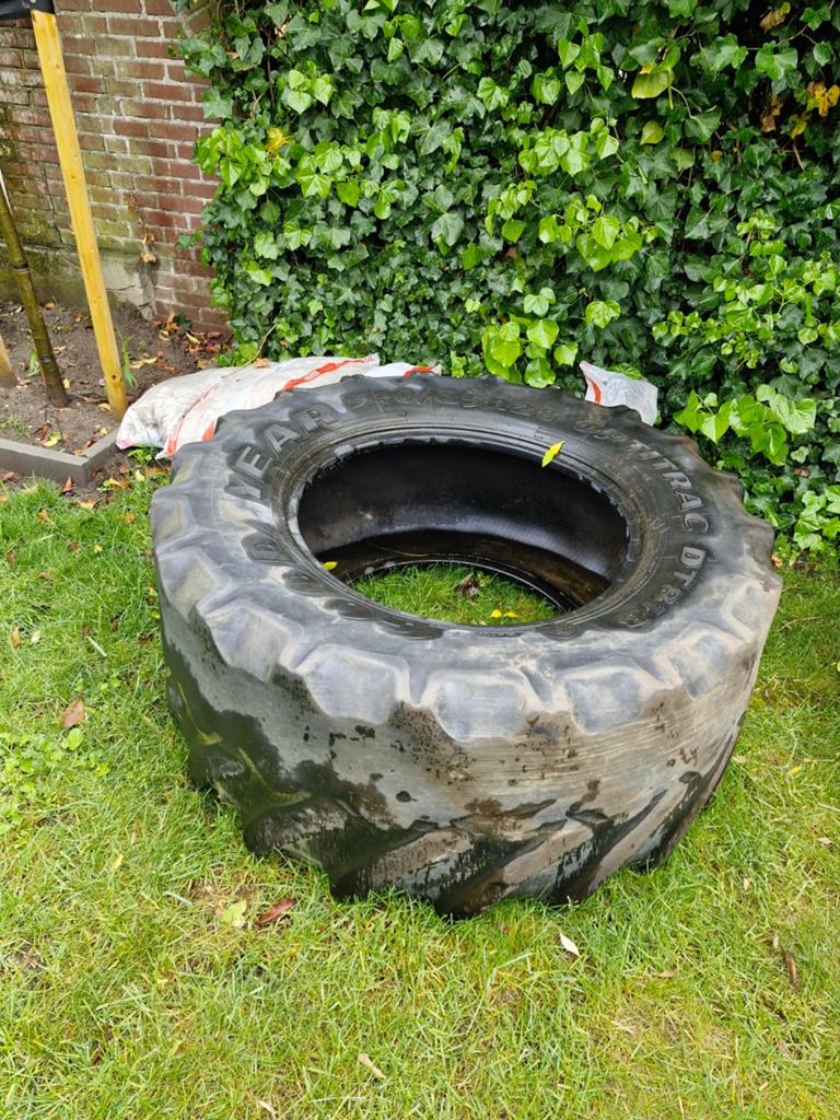 Gratis tractorband, Ophalen, Gebruikt