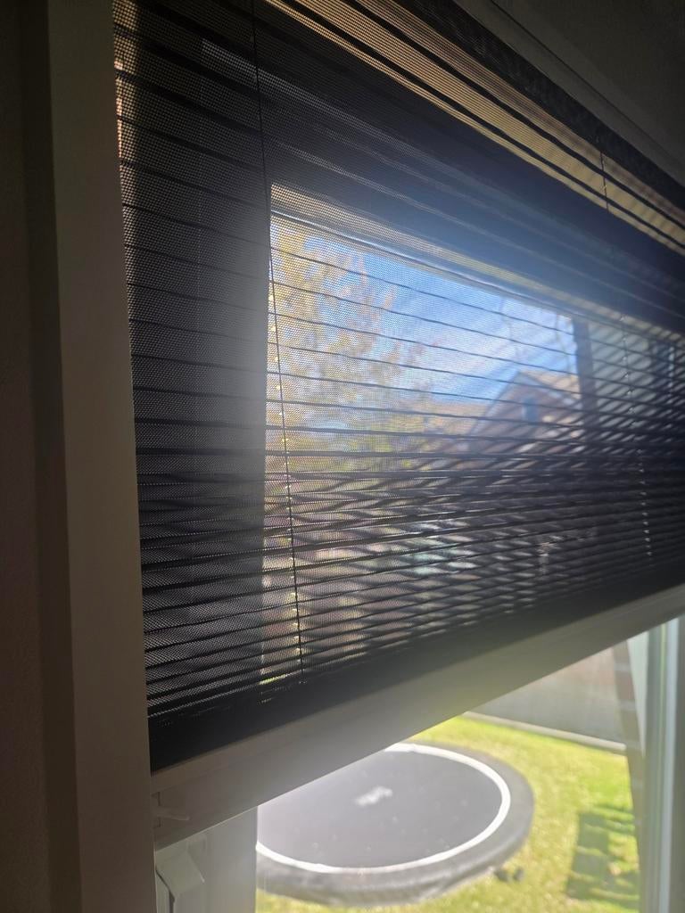 2 Nieuwe Vaste Raamhor Plissé - Kleur 9010, Ophalen
