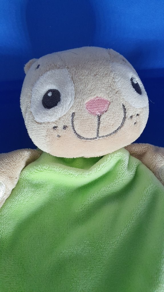 Frendz VenD knuffeldoek Poes, groen. 20 cm. T2, Tweedehands verkoop, Tweedehands verkoop, Gebruikt, Overige typen