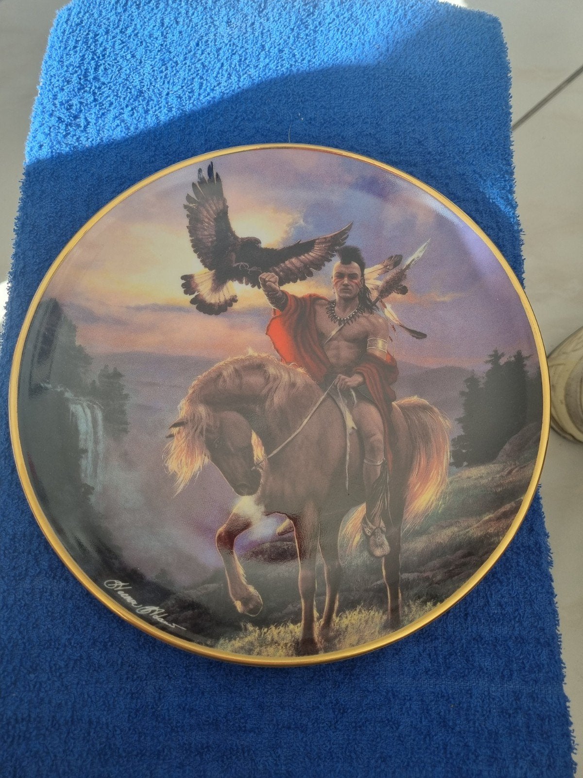 Decoratieve plaat 'Spirit of the East Wind' - Franklin Mint, Ophalen of Verzenden
