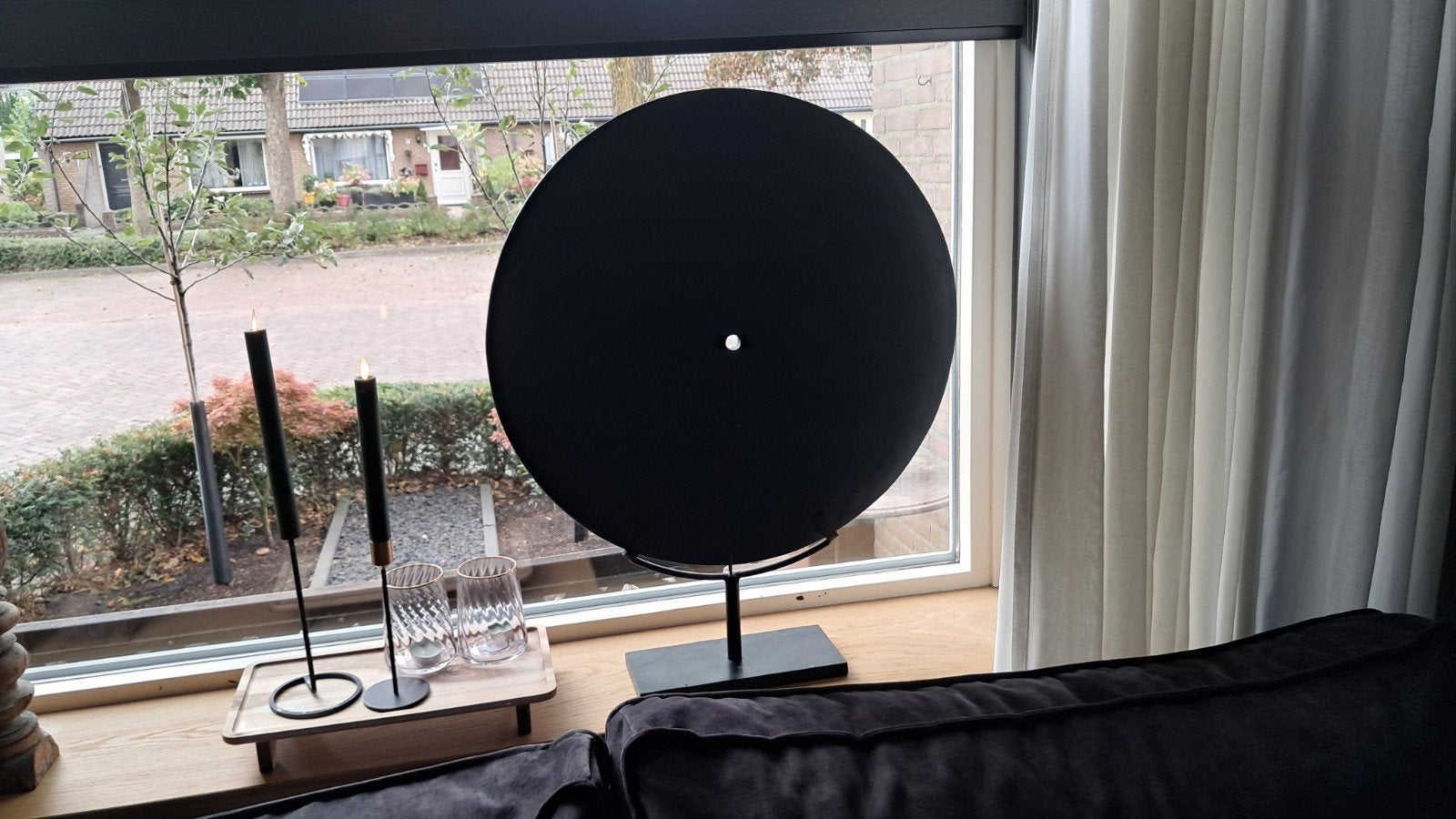 Zwarte Molensteen van Mooithuys - Doorsnede 60 cm, Huis en Inrichting, Ophalen, Nieuw, Zwart, Steen/keramiek