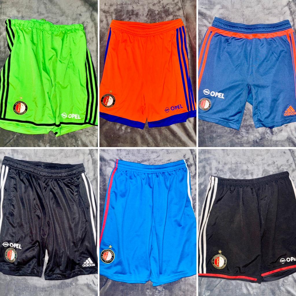 6x Feyenoord - Broekje / Short - Opel - Adidas, Maat L, Verzenden, Zo goed als nieuw, Broek