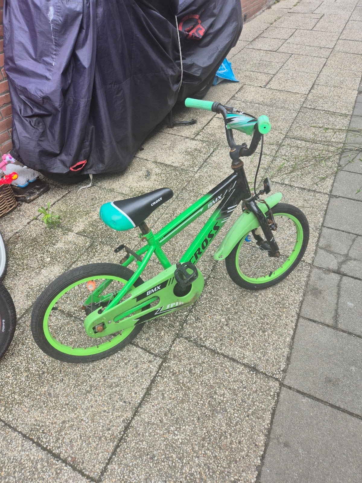 16 inch jongensfiets, Fietsen en Brommers, Fietsen | Kinderfietsjes, Ophalen, Gebruikt, 16 tot 20 inch