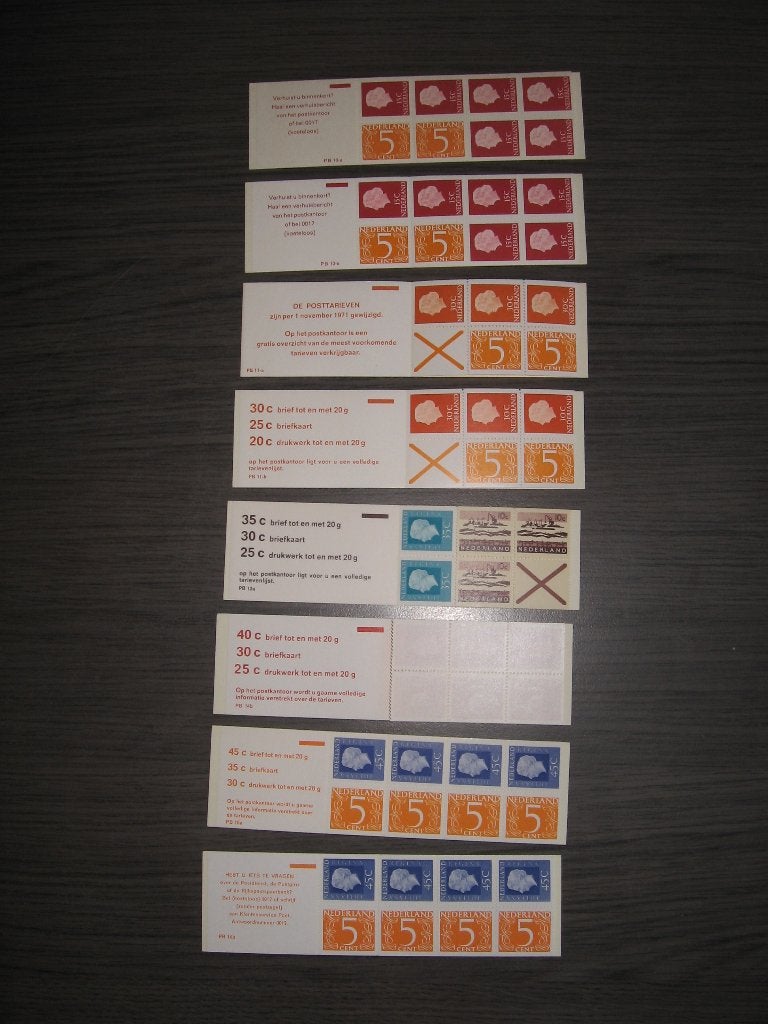 Nederland. 57 Postzegelboekjes, Postfris., Postzegels en Munten, Verzenden, Nederland