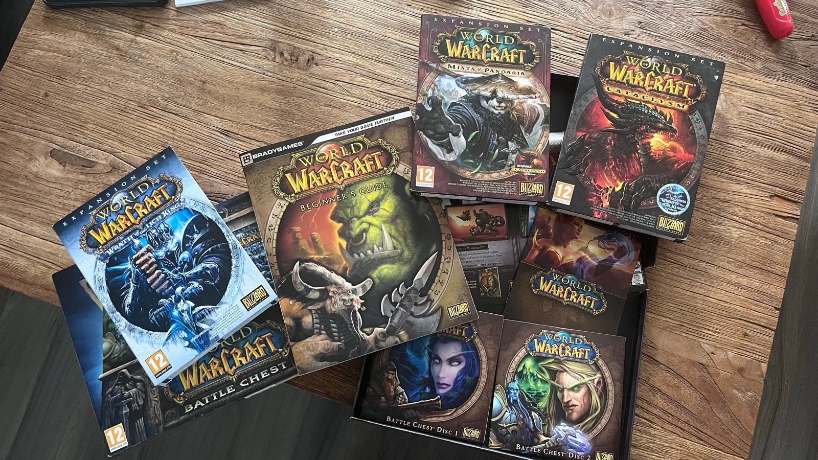 World of Warcraft Collectie: Battle Chest, Cataclysm, Mists, Online, Gebruikt, Ophalen of Verzenden, Role Playing Game (Rpg)