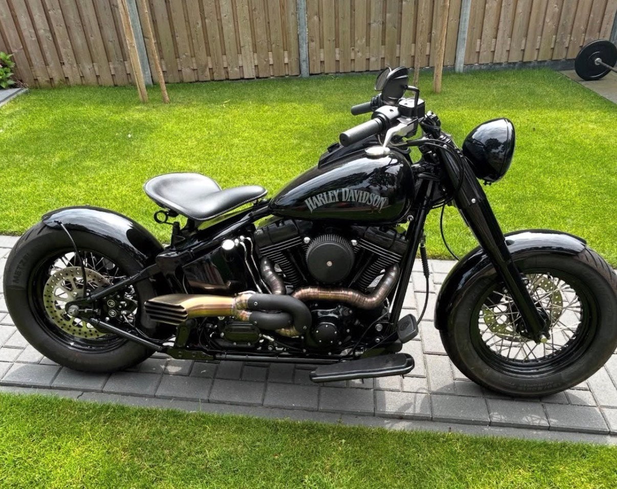 Harley davidson custom uitlaat, Motoren, Onderdelen | Harley-Davidson, Ophalen of Verzenden, Gebruikt