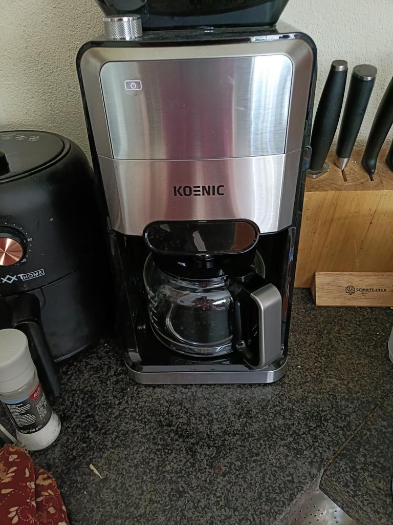Koffiezetapparaat voor koffie en met koffiebonen, Witgoed en Apparatuur, Koffiezetapparaten, Ophalen of Verzenden, Zo goed als nieuw