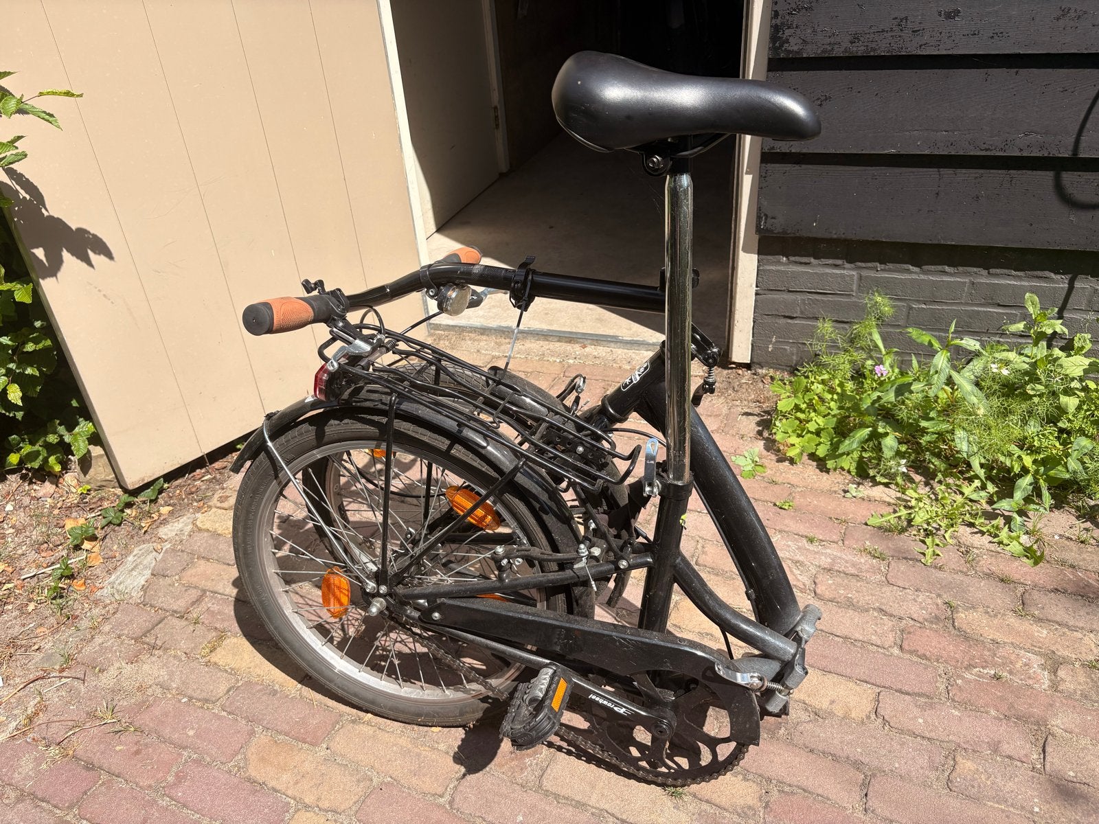Hollandia Vouwfiets - Prima staat met kleine buiging, 20 inch of meer, Gebruikt, Totaal opvouwbaar, Ophalen