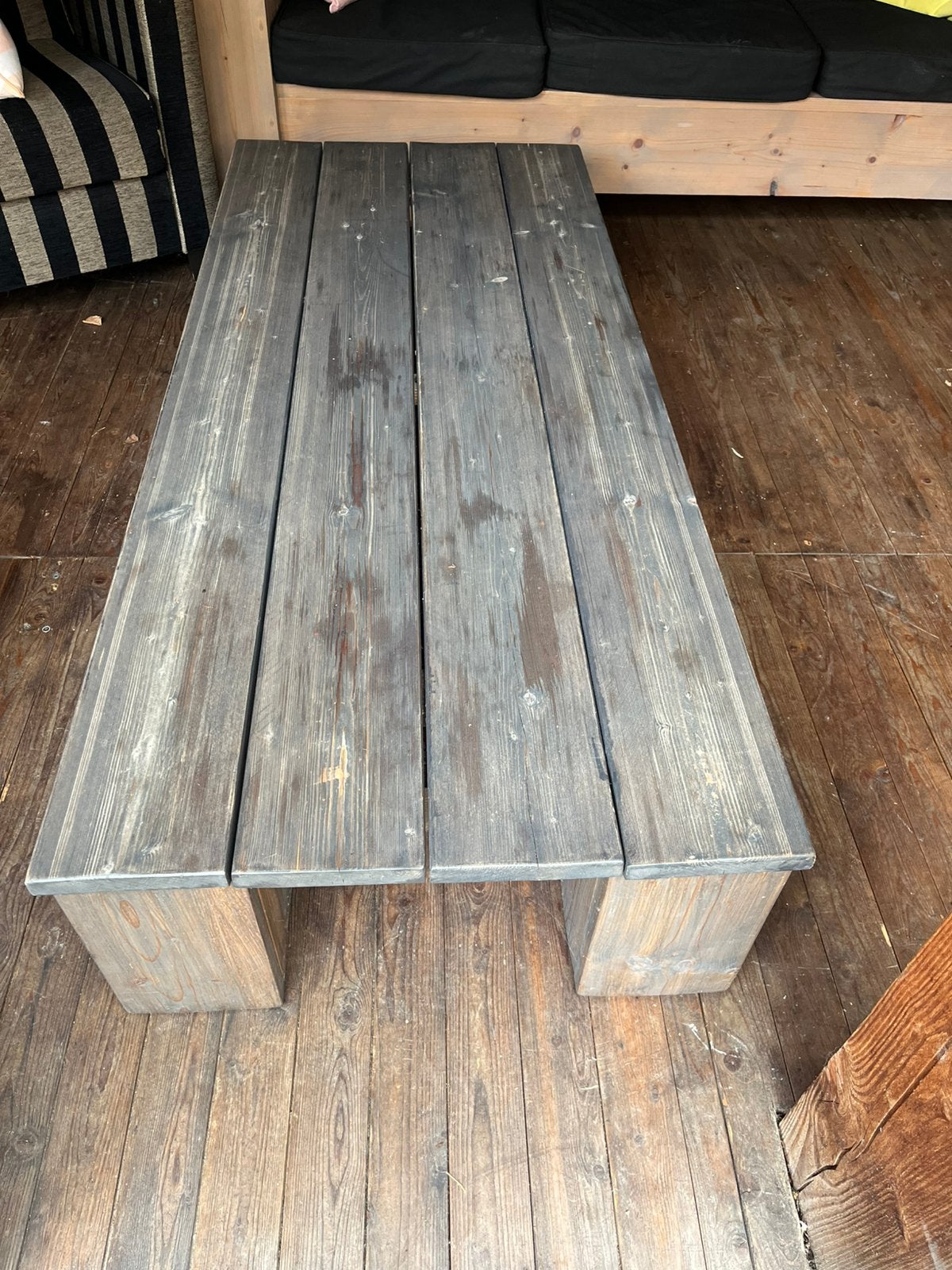 Tafel, Ophalen, Gebruikt, Rechthoekig, Hout