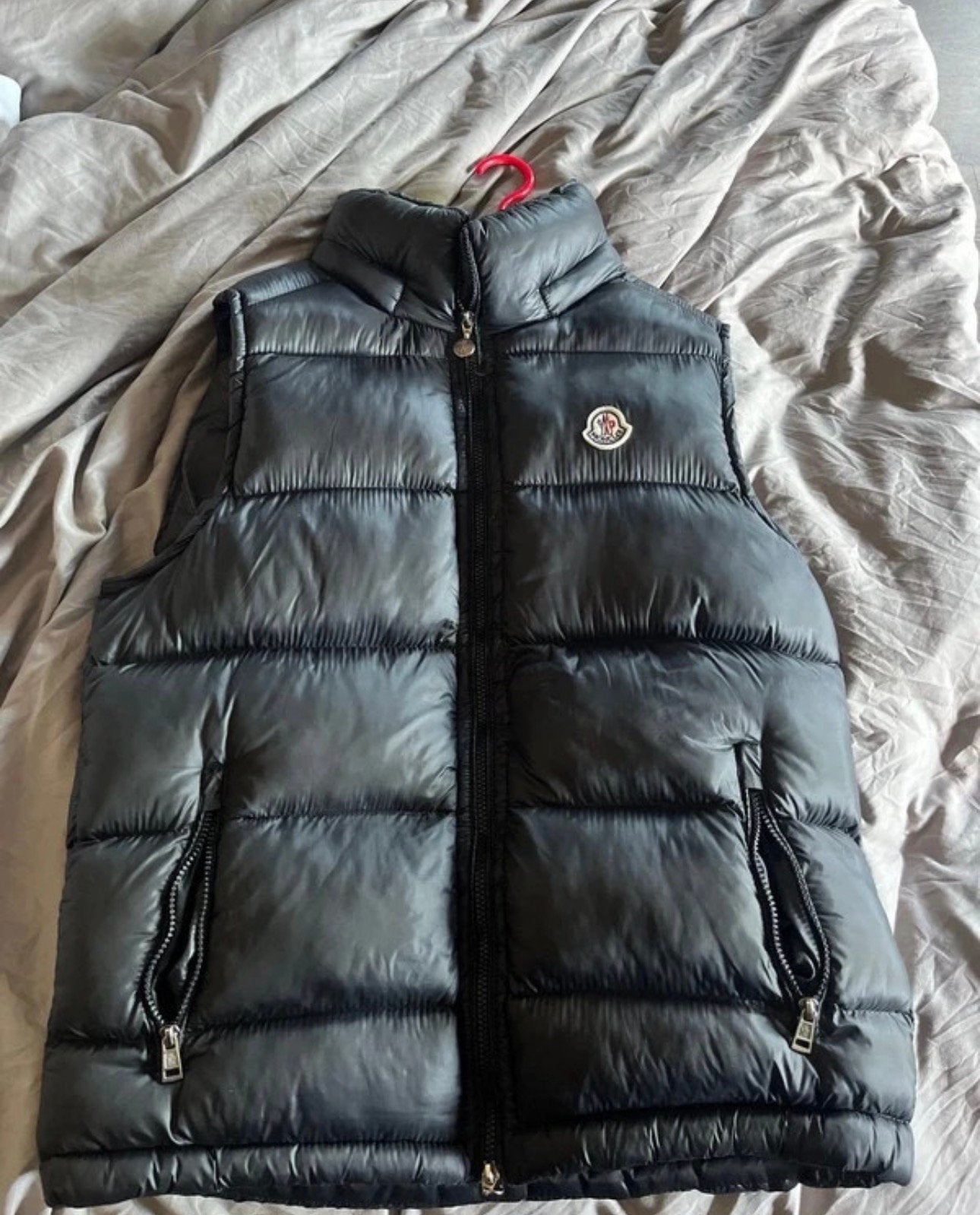 Moncler Bodywarmer Zwart - Maat L Origineel, Kleding | Heren, Ophalen of Verzenden, Zo goed als nieuw, Maat 52/54 (L), Zwart