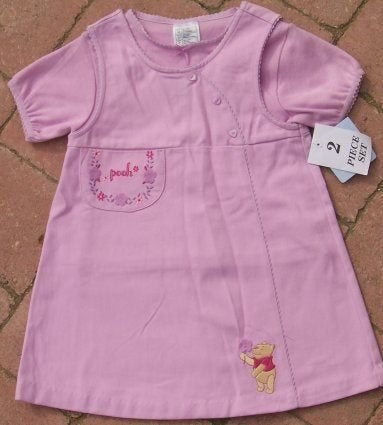 Disney / Winnie the Pooh jurk + t-shirt maat 98 *NIEUW* a, Meisje, Nieuw, Ophalen of Verzenden, Jurk of Rok