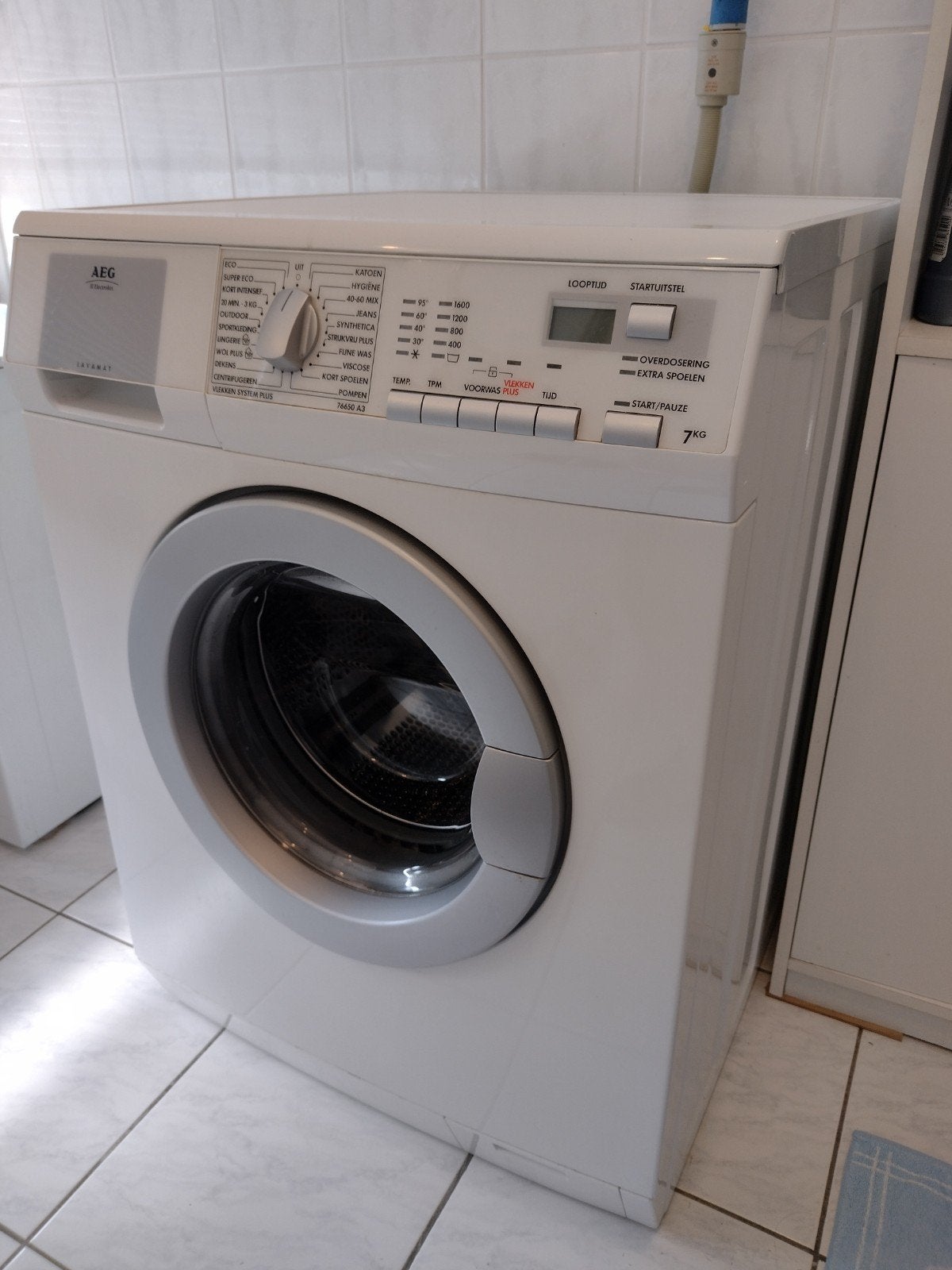 uitstekende  AEG lavamat wasmachine, Ophalen, Gebruikt, Kort programma, 85 tot 90 cm