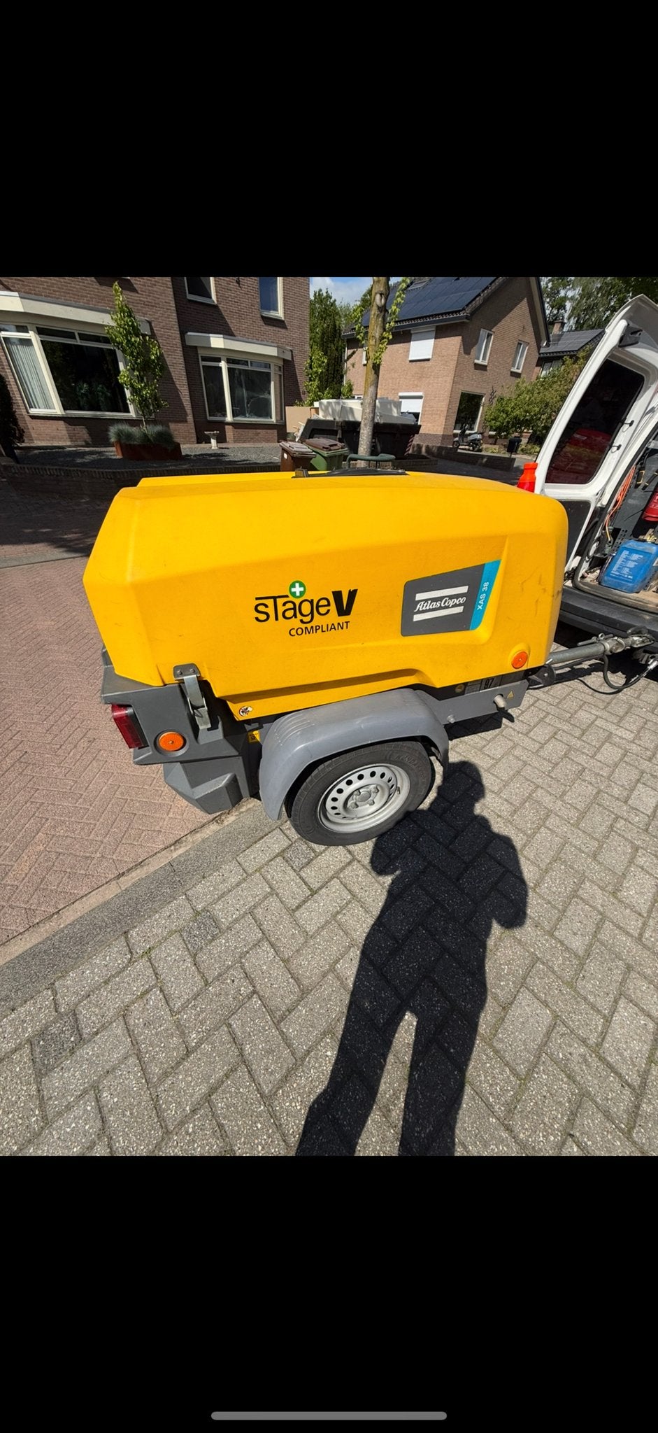 Atlas Copco XAS 38 Stage V Compressor - Zeer Nette Staat, Ophalen
