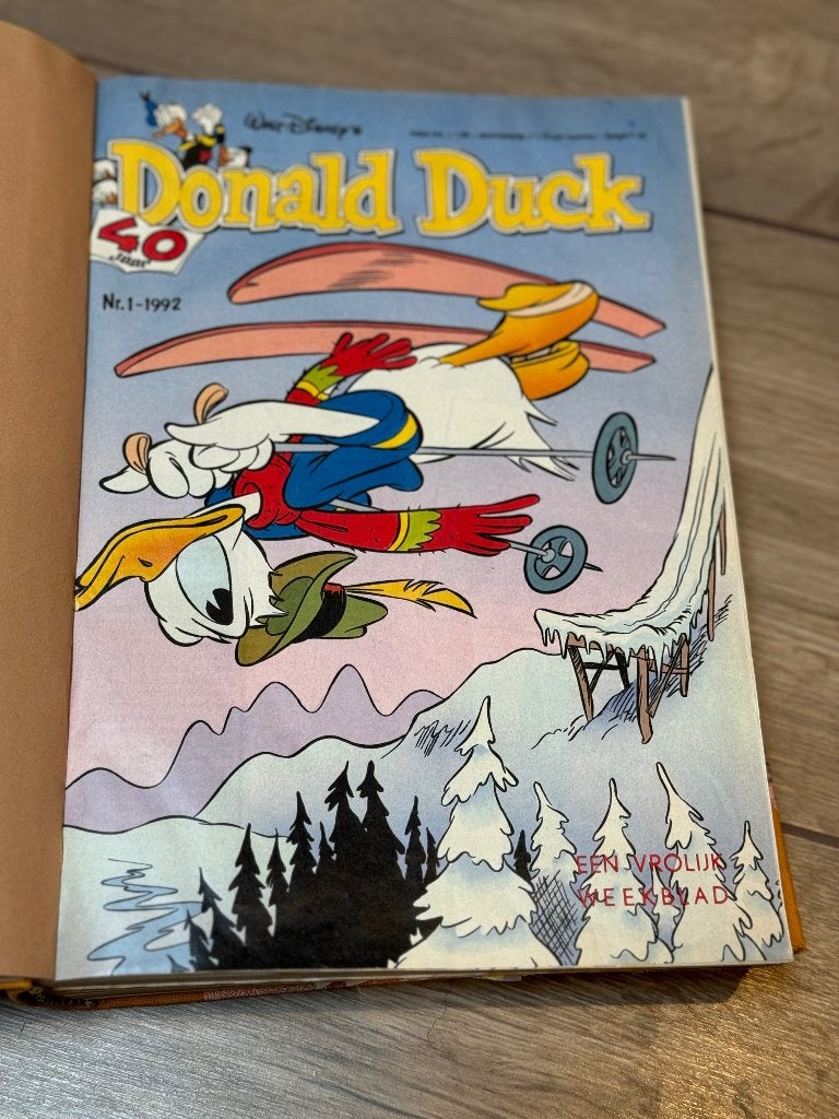 Complete jaargangen (1992 tm 2002) Donald Duck ingebonden, Complete serie of reeks, Ophalen of Verzenden, Gelezen, Donald Duck