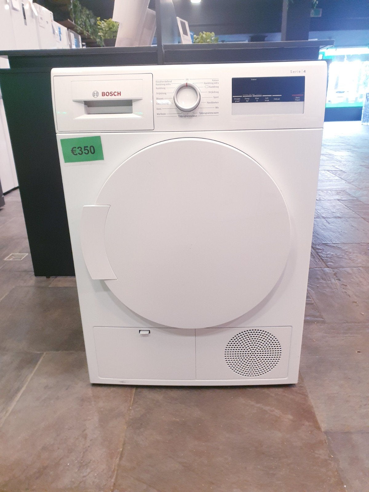 warmtepomp droger Bosch 7kg  Serie4 A++ 1JAAR Garantie, 6 tot 8 kg, Anti-kreukfase, Overige typen, Refurbished
