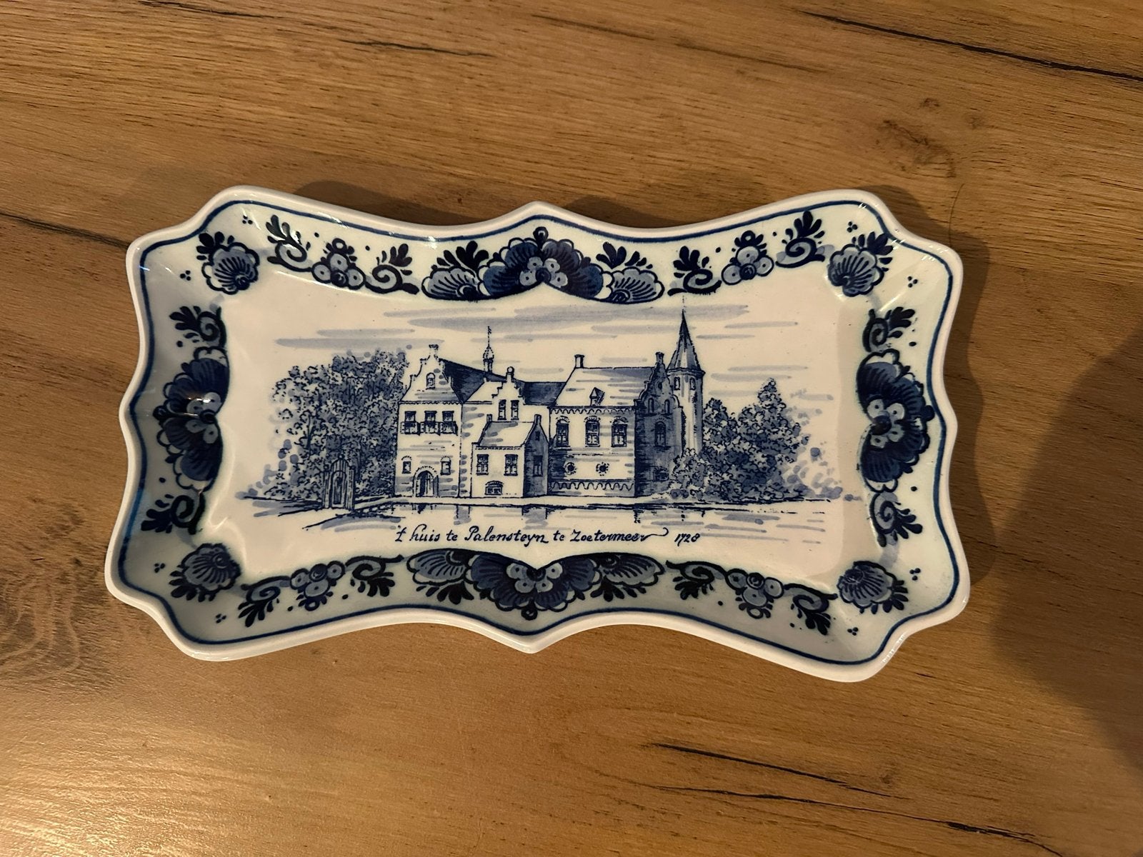 Delfts Blauw schaaltje ‘t Huis te Palensteyn, Ophalen of Verzenden