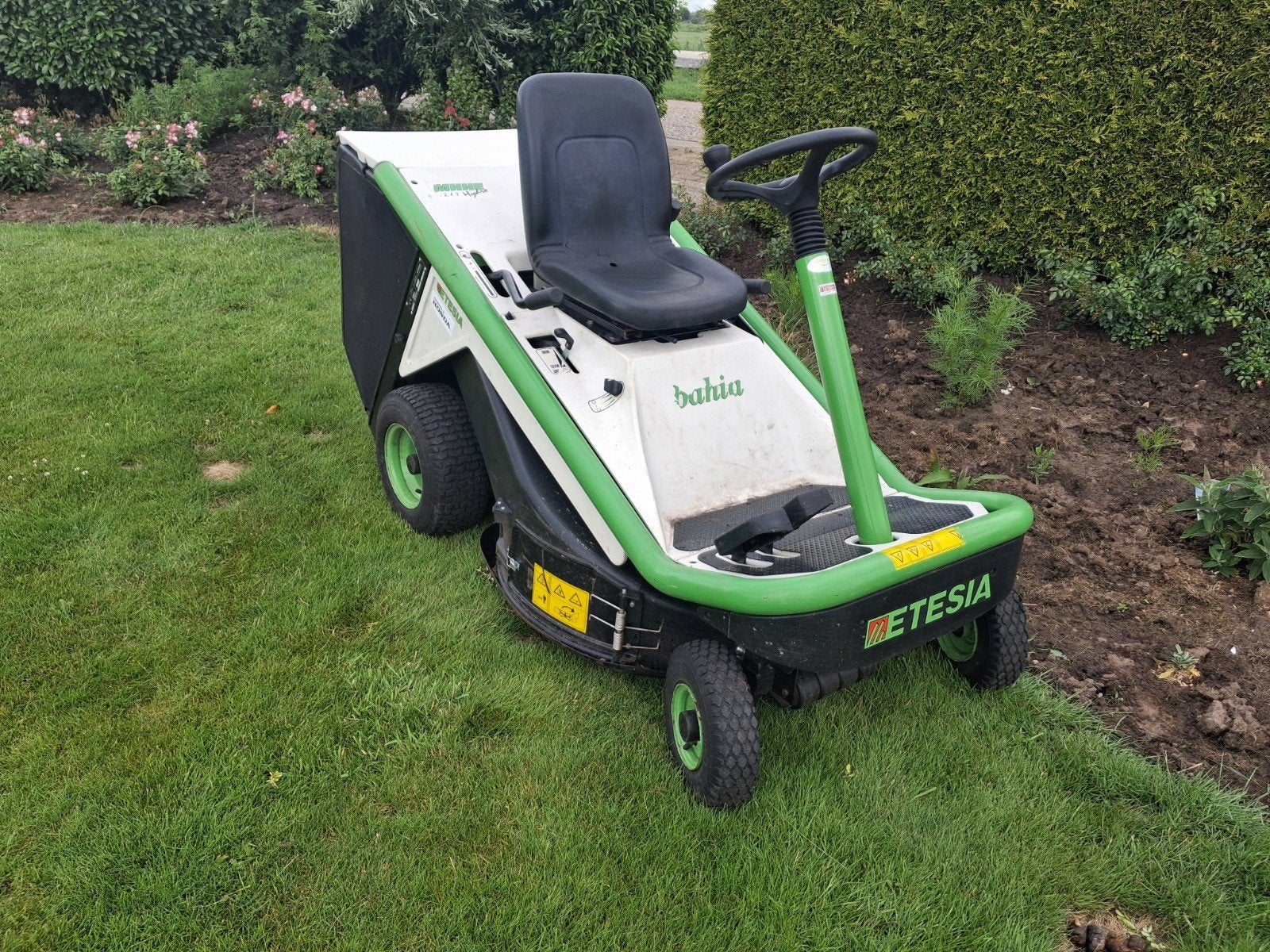 Etesia zitmaaier gazonmaaier, Tuin en Terras, Ophalen of Verzenden, Gebruikt