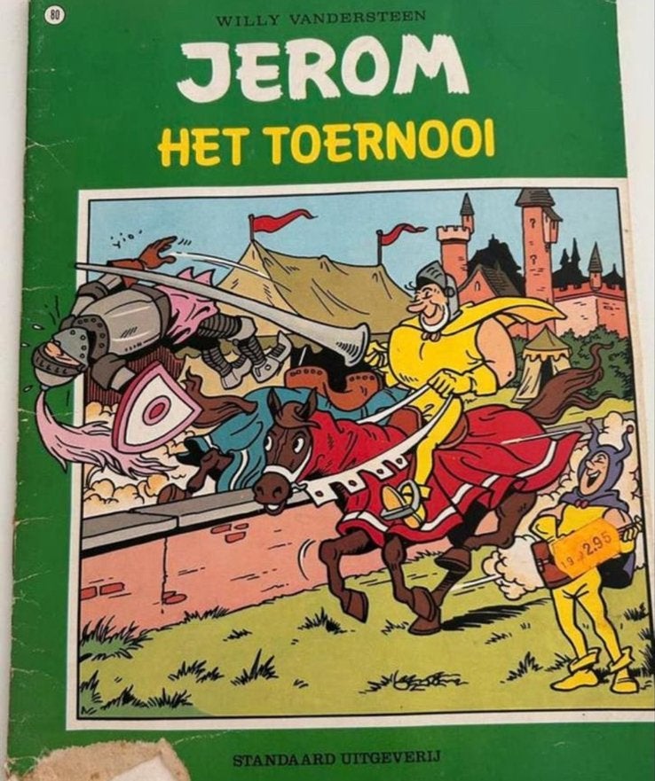 Jerom nr.80 Het Toernooi (groene editie) - Willy Vandersteen, Boeken, Stripboeken, Eén stripboek, Ophalen of Verzenden, Gelezen