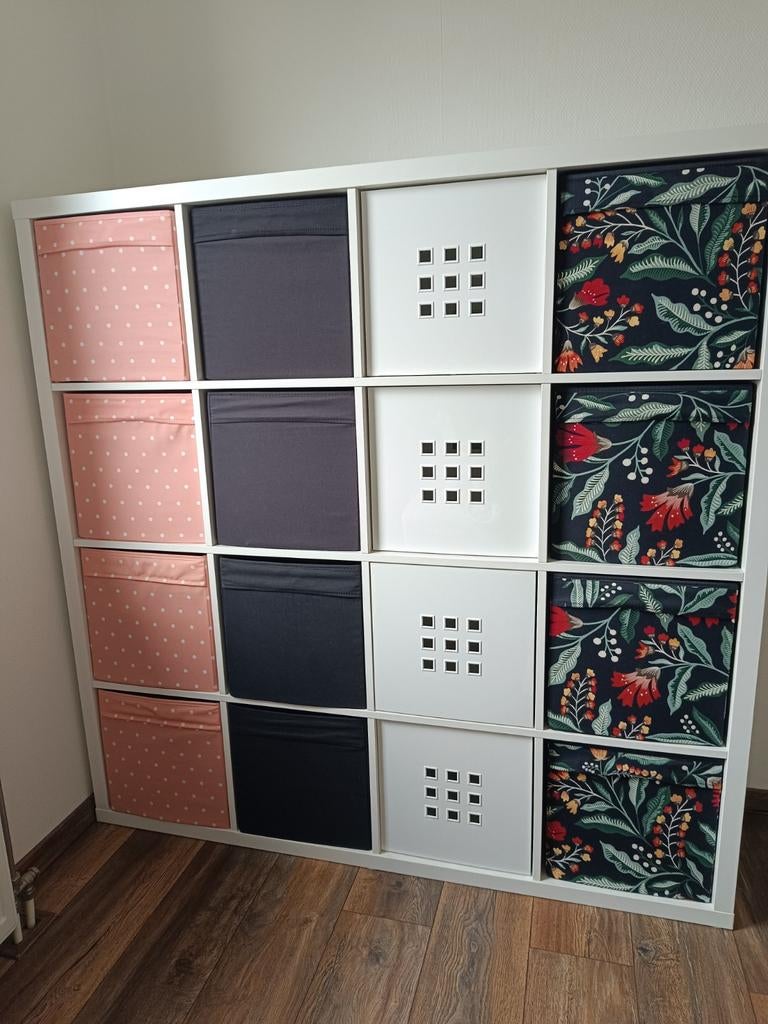 Ikea kallax met bakken, Ophalen, Zo goed als nieuw