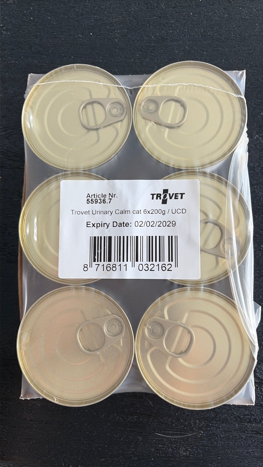 Trovet Urinary Calm 200 gram blikvoer, Ophalen of Verzenden, Kat