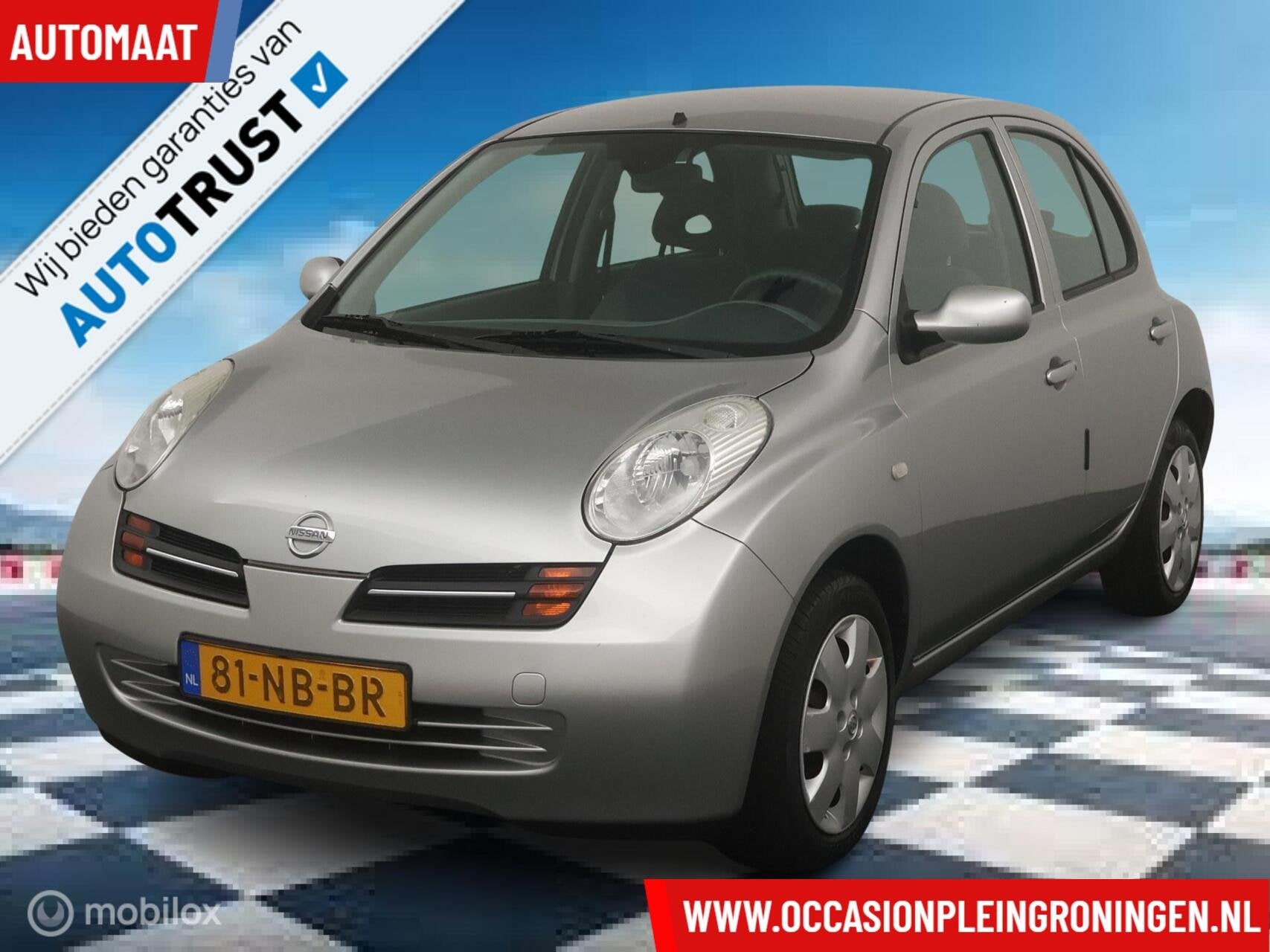 Nissan Micra 1.4 Acenta AUTOMAAT, Auto's, 4 cilinders, 965 kg, 730 kg, Origineel Nederlands